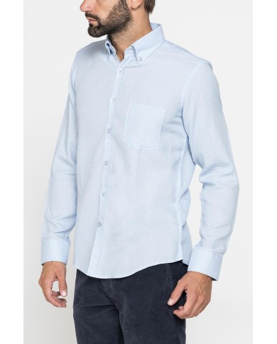 CAMICIA IN TESSUTO RICICLATO