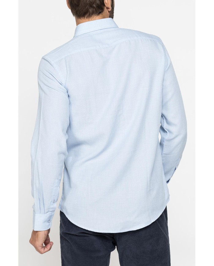 CAMICIA IN TESSUTO RICICLATO