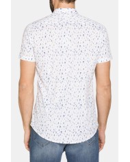 CAMICIA IN COTONE CON FANTASIA STAMPATA