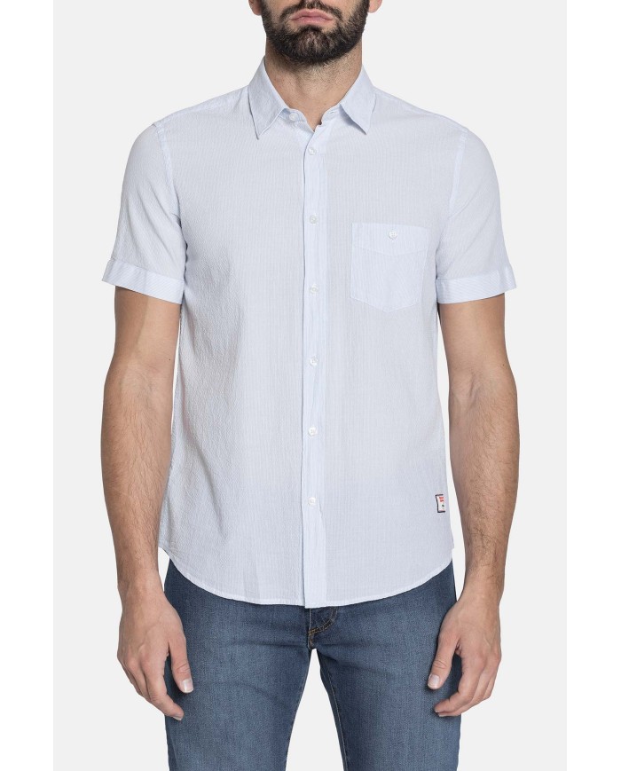 CAMICIA IN COTONE CON FANTASIA STAMPATA