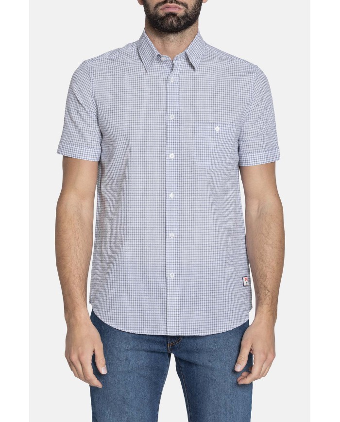 CAMICIA IN COTONE CON FANTASIA STAMPATA