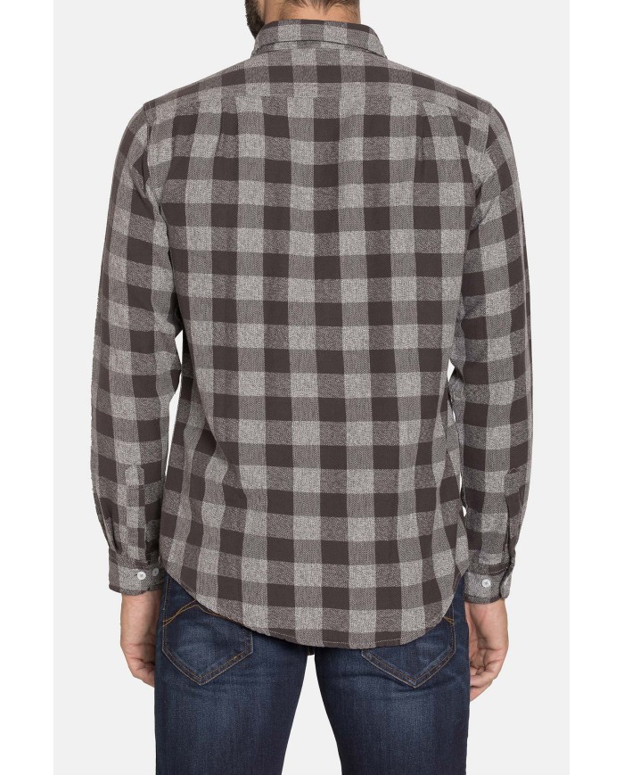 CAMICIA FLANELLA FANTASIA TINTO FILO MELANGE