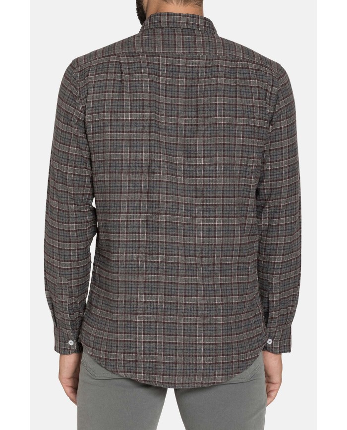 CAMICIA FLANELLA FANTASIA TINTO FILO MELANGE