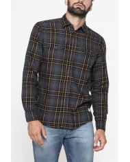 CAMICIA IN FLANELLA CON CHIUSURA A BOTTONE