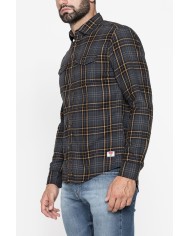 CAMICIA IN FLANELLA CON CHIUSURA A BOTTONE