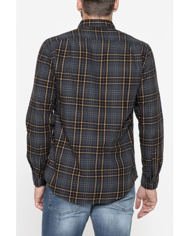 CAMICIA IN FLANELLA CON CHIUSURA A BOTTONE