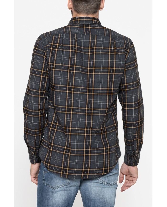 CAMICIA IN FLANELLA CON CHIUSURA A BOTTONE