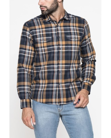 CAMICIA IN FLANELLA CON CHIUSURA A BOTTONE