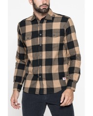 CAMICIA IN FLANELLA CON CHIUSURA A BOTTONE