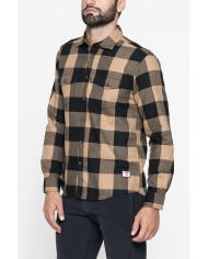 CAMICIA IN FLANELLA CON CHIUSURA A BOTTONE