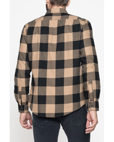 CAMICIA IN FLANELLA CON CHIUSURA A BOTTONE