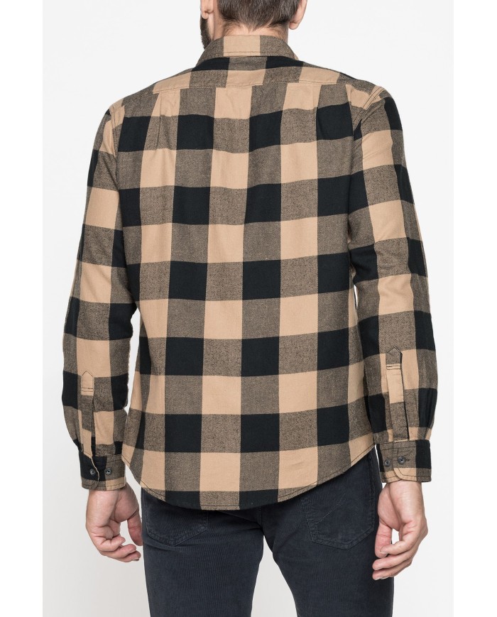 CAMICIA IN FLANELLA CON CHIUSURA A BOTTONE