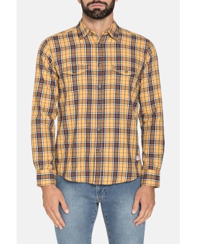 CAMICIA IN FLANELLA CON CHIUSURA A BOTTONE