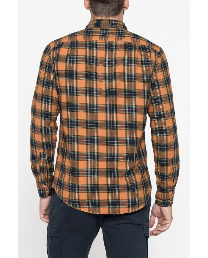 CAMICIA IN FLANELLA CON CHIUSURA A BOTTONE