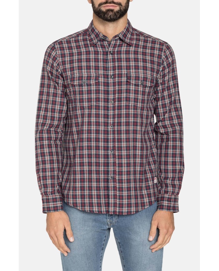 CAMICIA IN FLANELLA CON CHIUSURA A BOTTONE