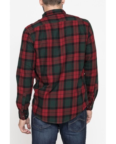 CAMICIA IN FLANELLA CON CHIUSURA A BOTTONE