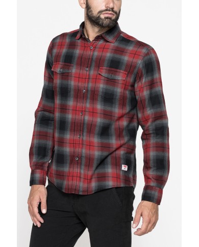 CAMICIA IN FLANELLA CON CHIUSURA A BOTTONE