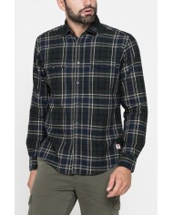 CAMICIA IN FLANELLA CON CHIUSURA A BOTTONE