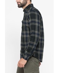 CAMICIA IN FLANELLA CON CHIUSURA A BOTTONE