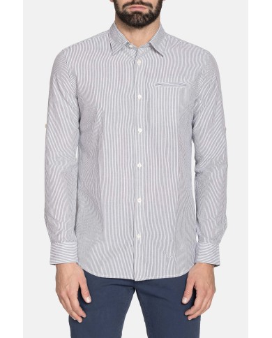 CAMICIA FANTASIA TINTO FILO