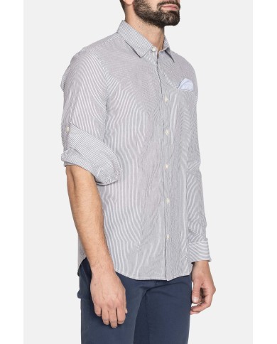 CAMICIA FANTASIA TINTO FILO