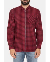 CAMICIA IN FLANELLA CON CHIUSURA CON CERNIERA LAMPO