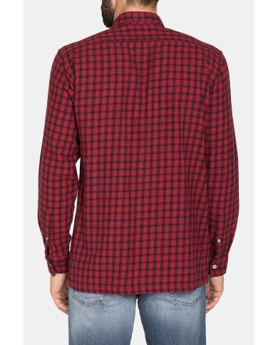 CAMICIA IN FLANELLA CON CHIUSURA CON CERNIERA LAMPO