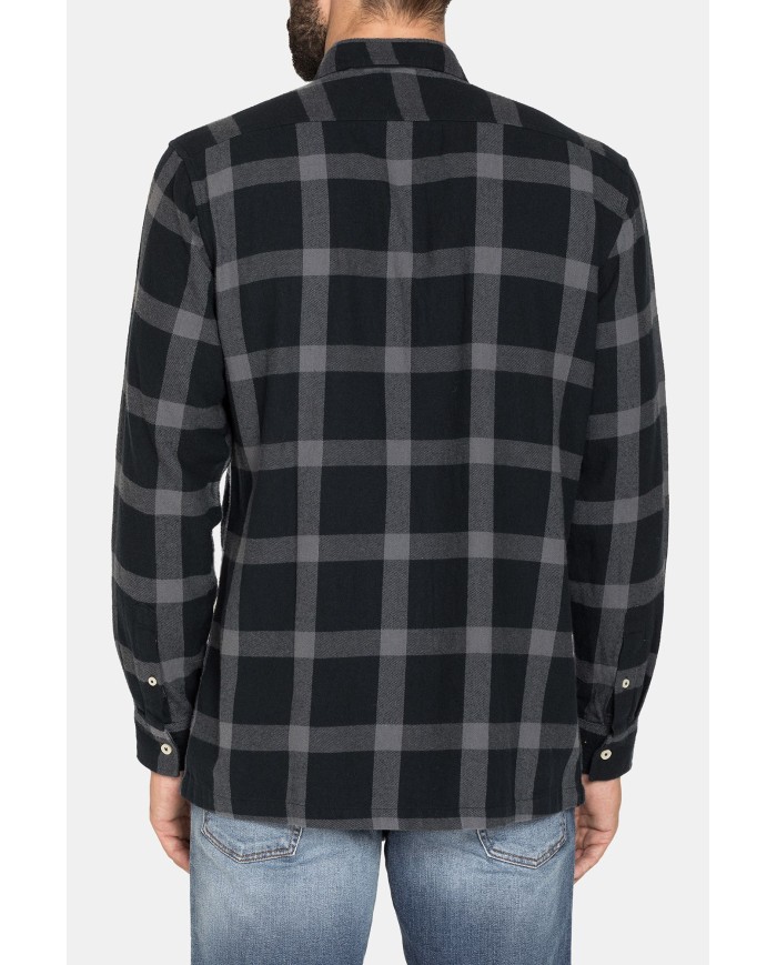 CAMICIA IN FLANELLA CON CHIUSURA CON CERNIERA LAMPO