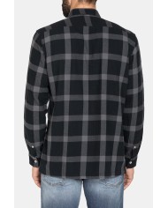 CAMICIA IN FLANELLA CON CHIUSURA CON CERNIERA LAMPO