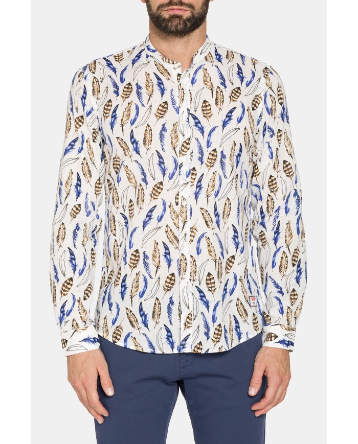 CAMICIA IN MISTO LINO