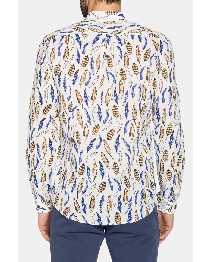 CAMICIA IN MISTO LINO