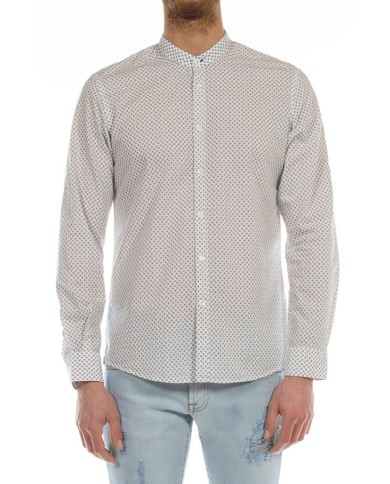 CAMICIA IN COTONE CON FANTASIA STAMPATA