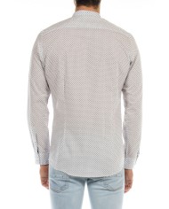 CAMICIA IN COTONE CON FANTASIA STAMPATA