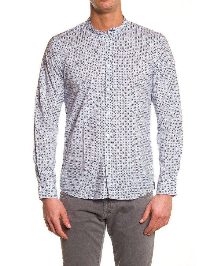 CAMICIA IN COTONE CON FANTASIA STAMPATA