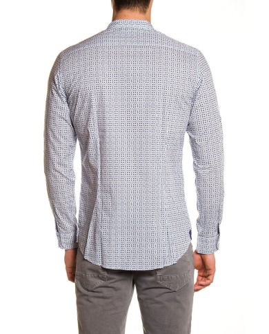 CAMICIA IN COTONE CON FANTASIA STAMPATA