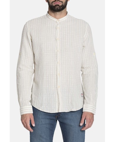 CAMICIA IN COTONE CON FANTASIA STAMPATA