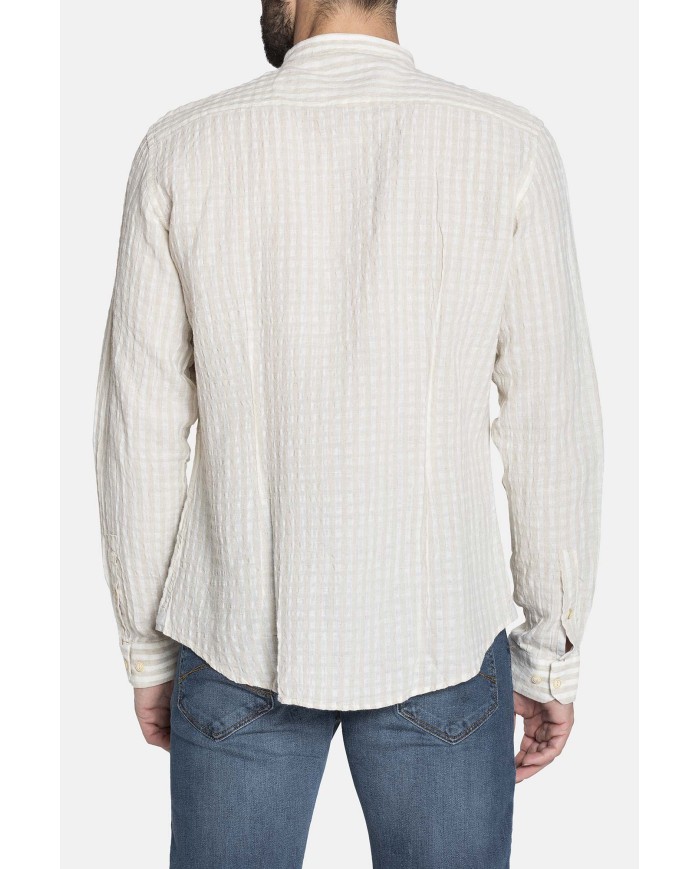 CAMICIA IN COTONE CON FANTASIA STAMPATA