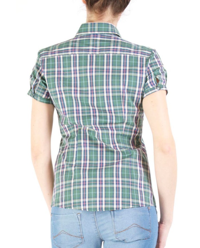 CAMICIA A QUADRI IN COTONE