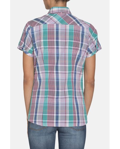 CAMICIA A QUADRI IN COTONE