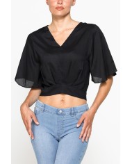 TOP CON MANICHE A PIPISTRELLO