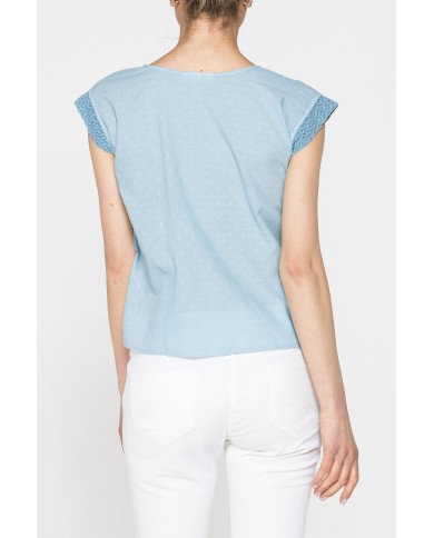 CAMICIA MANICA CORTA IN TESSUTO DOBBY DI COTONE