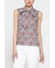 BLUSA SMANICATA CON FIOCCO