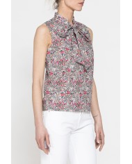 BLUSA SMANICATA CON FIOCCO