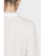 CAMICIA MANICA LUNGA IN TESSUTO DOBBY DI COTONE.