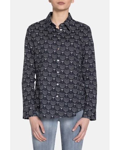 CAMICIA BASICA COTONE MISTO LINO