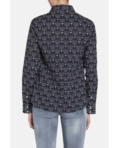 CAMICIA BASICA COTONE MISTO LINO