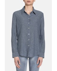 CAMICIA BASICA COTONE MISTO LINO