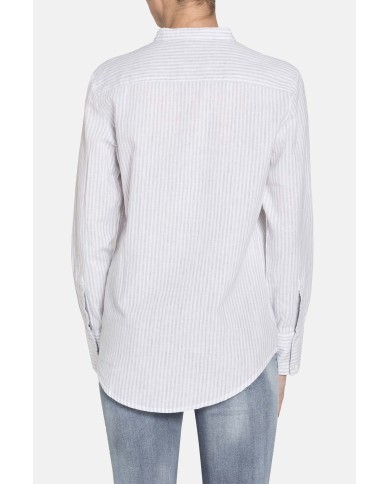 CAMICIA COTONE MISTO LINO