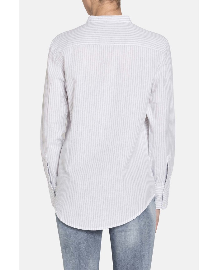 CAMICIA COTONE MISTO LINO