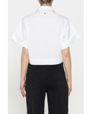 CAMICIA CROP A MANICA CORTA